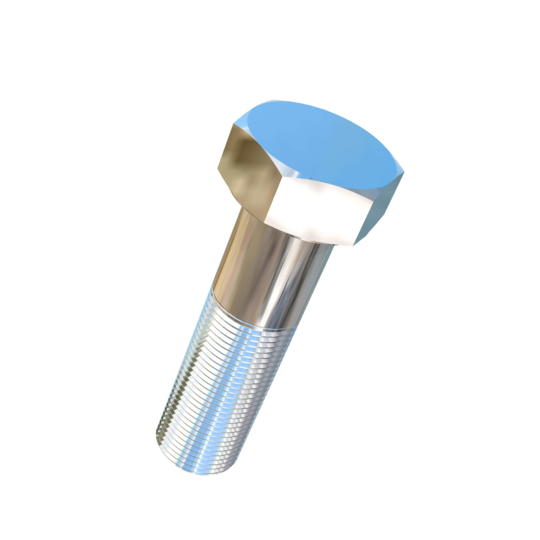 Titanium 1-1/8-12 X 4 inch UNF Allied Titanium Hex Head Bolt (No Dimple)